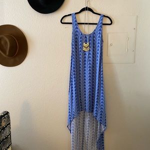 Tribal Aztec Hi Low Dress